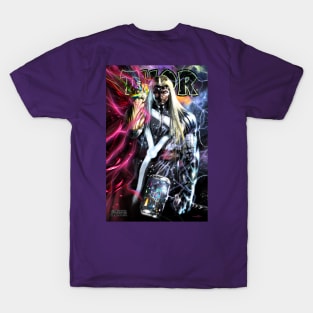 The God of Thunder, the hammer and the infinity power T-Shirt